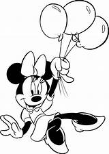 Minnie Coloring sketch template