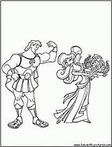 Hercules Disney Herkules Ausmalbilder Ausmalbild Kleurplaten Kleurplaat Coloringhome sketch template