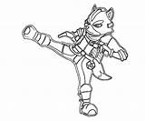 Coloring Pages Fox Smash Super Star Brothers Bros Nintendo Comments Mccloud Library Clipart Coloringhome Template sketch template