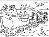 Babbo Claus Reindeer sketch template
