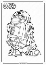 R2 Droids Starwars Droid Coloringoo sketch template