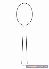 Spoon Bowl Template Coloring Pages sketch template