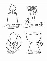 Sacraments Catholic Ecdn Seven Guru sketch template