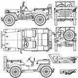 Willys Blueprints sketch template