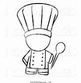 Chef Coloring Hat Getcolorings Pages Fat Color Spoon Clipart sketch template