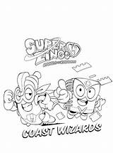 Wizards Superzings Kleurplaat Malvorlage sketch template