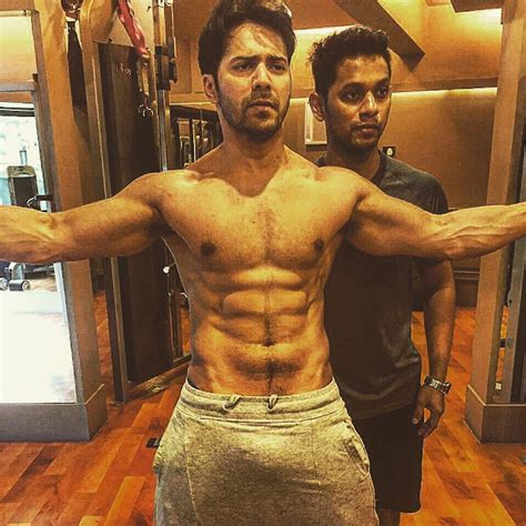 Shirtless Bollywood Men Varun Dhawan Topless And His Hot Bulge