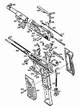 P38 Walther Pistol Pistola Parti Mauser Blueprints R25 Ricambio P1 sketch template