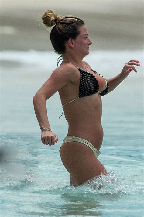 Zara Holland Shows Off Her Fit Figure In A Bikini While