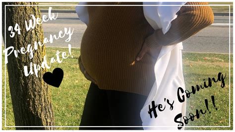 34 Week Pregnancy Update L The Countdown Is Officially On Youtube