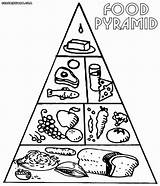Pyramid Food Coloring Pages Drawing Printable Getdrawings Getcolorings Groups sketch template