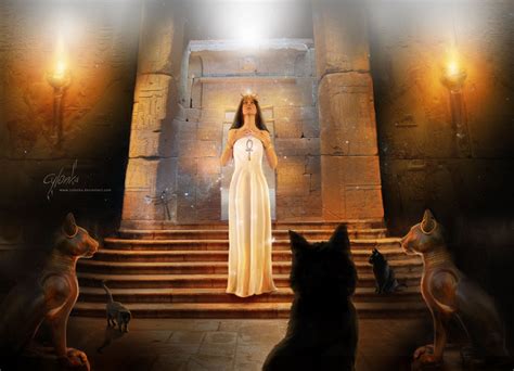 bast egyptian cat goddess by cylonka on deviantart