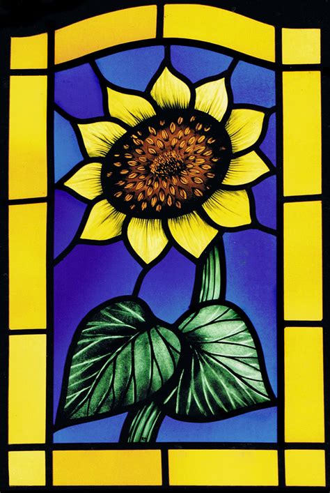 Sunflower Rachel Mulligan Stained Glass