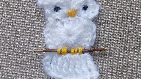 cheerful crocheted owl applique diy crafts tutorial