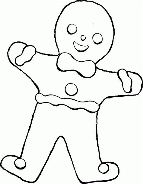 gingerbread man coloring page coloring home
