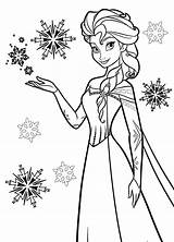 Frozen Coloring Pages Disney Elsa Entire Shows These Family sketch template