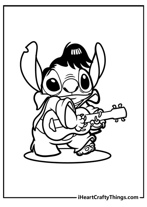 cute stitch coloring pages kinosvalka
