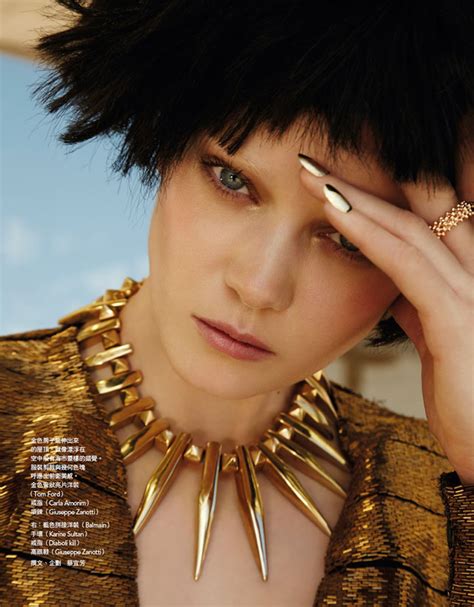 diana moldovan in golden eye by jamie nelson for vogue