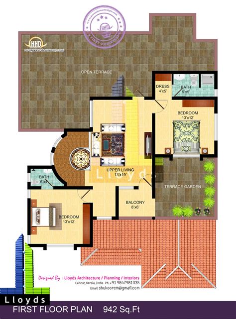 sqft  bedroom bungalow floor plan   view house design plans