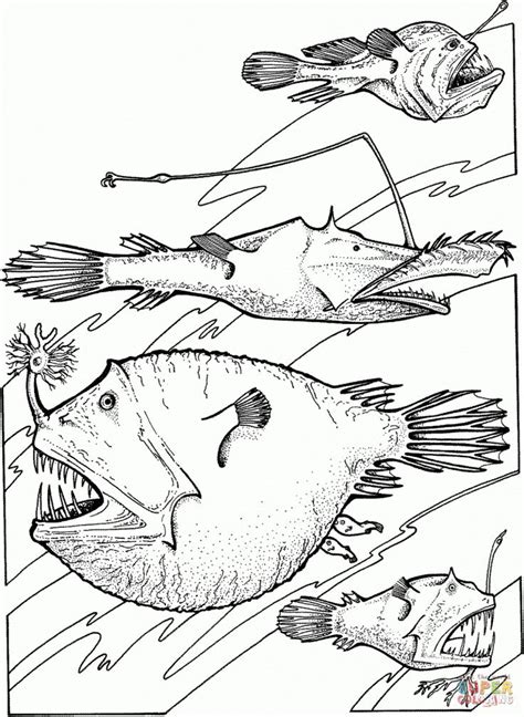 deep sea fish coloring pages