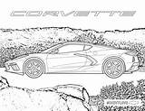 Corvette Silverado Z06 Stingray sketch template