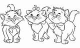 Aristocats Drawing sketch template