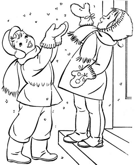 winter season  printable winter coloring pages