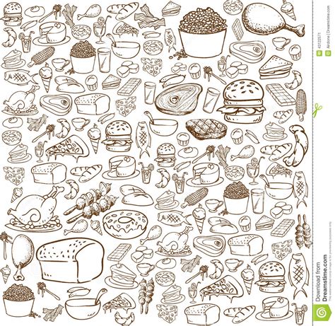 doodle art food doodlegaleri