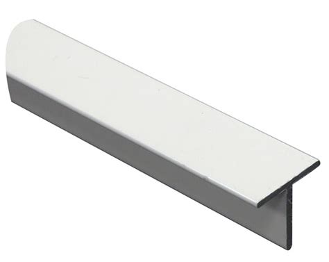 Lacquered White Aluminium T Profile H 15mm W 15mm L 1m Departments
