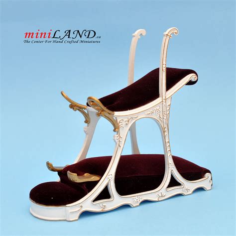 Prince Bertie Love Seat Chair Dollhouse Miniature 1 12 Scale Paris Le