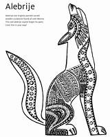 Alebrije Mexican Coloring Drawing Coyote Alebrijes Line Pages Wolf Eagle Oaxaca Folk Drawings Getdrawings Flag Mexikanische Cultural Activity Printout Tea sketch template
