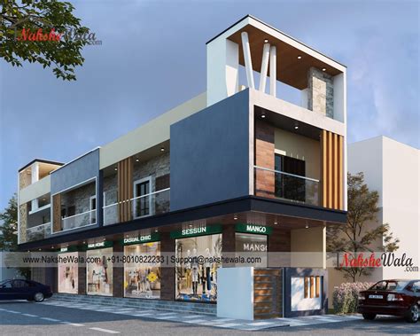 small modern commercial building design