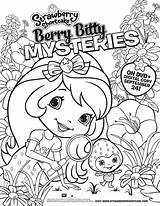 Coloring Strawberry Shortcake Berry Bitty Pages Mysteries Printable Sheet Kids Dvd Print Giveaway Sheets Fheinsiders Berrykins Books Rescue Colouring Color sketch template