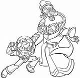 Coloring Pages Buzz Zurg Lightyear Toy Story Printable Color Disney Getdrawings Getcolorings Buz Print sketch template