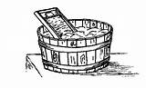 Clipart Washboard Washing Wash Tub Old Days Clipground Good sketch template