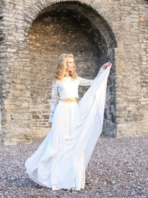20 Beautiful Bridal Separates Top Wedding Dresses Crop