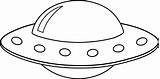 Ufo Spaceship Saucer Alien Lineart Spaceships Object Unidentified Sweetclipart Webstockreview O0o sketch template