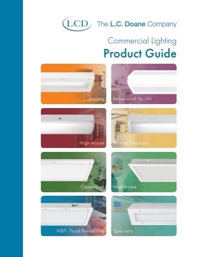 commercial product guide