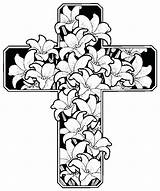 Cross Coloring Stained Glass Getcolorings sketch template