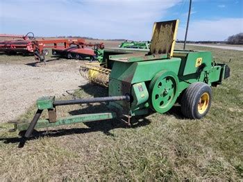 john deere  square balers hay  forage equipment auction results tractorhousecom