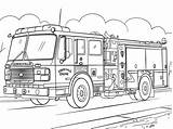 Fire Truck Coloring Sunnyvale Pages Printable Kids Categories sketch template