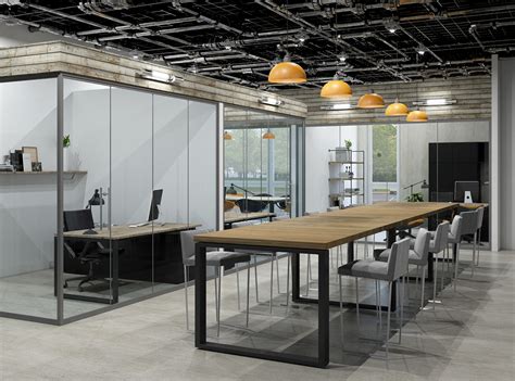 office space interior design behance