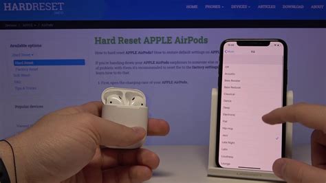 improve airpods sound quality  iphone equalizer settings