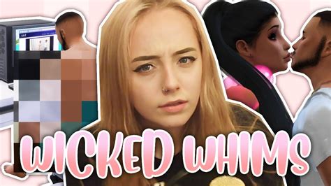 using wicked whims for the first time 😱🔞 youtube
