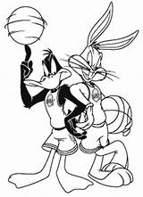 Basketball Coloring Daffy Looney Tunes Duck Pages Drawing Bunny Bugs Kids Space Jam Drawings Mandala Choose Board Sketch Getdrawings Cartoon sketch template
