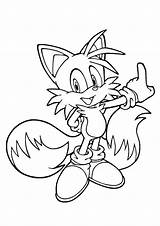 Coloring Sonic Cartoon Hedgehog Pages Momjunction sketch template