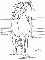 Horse Coloring Pages Printable Kids Horses Color Print Friesian Quarter Sheets Girls Barbie Colorear Para Baby Cute Caballos Getcolorings Book sketch template