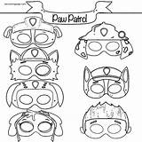 Paw Patrol Coloring Masks Masken Template Pages Ausmalbilder Kostenlos Chase Partyideen Geburtstag Kinder Face Templates sketch template