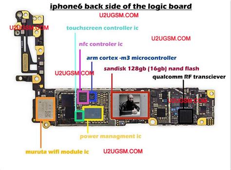 iphone  full pcb cellphone diagram mother board layout apple iphone