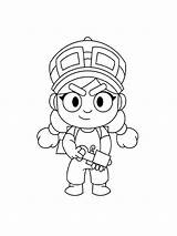 Brawl Stars Jessie Pages Coloring Printable sketch template